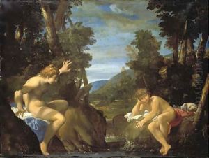 Salmacis and Hermaphroditus by Lodovico Carracci
