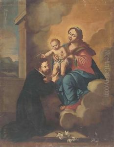 Saint Francis Xavier with a vision of the Virgin and Child by Bartolome Esteban Murillo