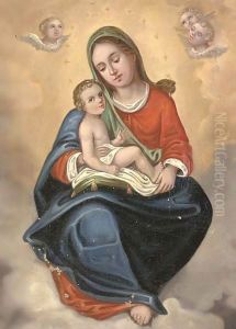 The Madonna and Child in Glory by Bartolome Esteban Murillo