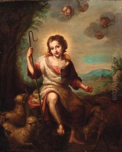The Infant Saint John the Baptist by Bartolome Esteban Murillo
