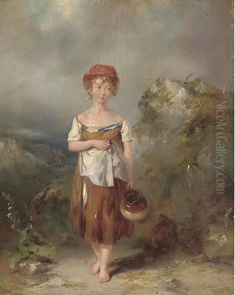 The young water carrier - view 1