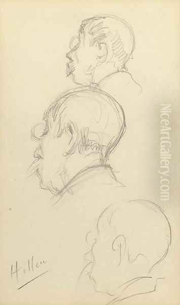 Head studies - view 1