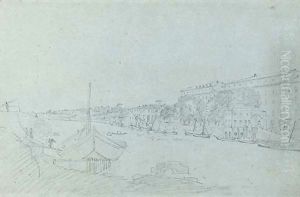 Harbour scene by Richard Wilson