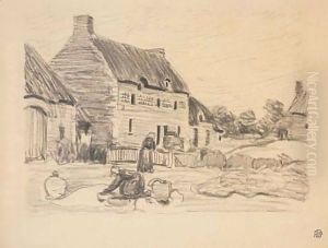 Ferme en Bretagne by Robert Polhill Bevan