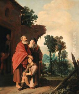 The Banishment of Hagar and Ishmael by Salomon de Bray