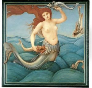 A Sea-Nymph by Sir Edward Coley Burne-Jones