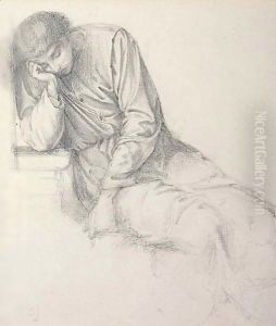 Study for Chaucer's Dream of Good Women by Sir Edward Coley Burne-Jones