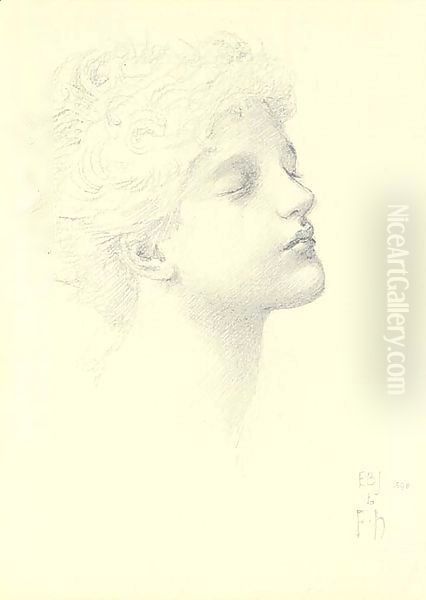 Study of Edward Horner, for 'The Prioress's Tale' - view 1