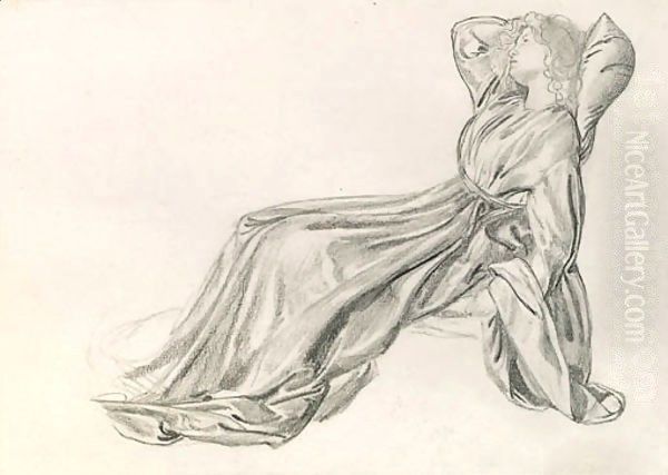 Study of Fanny Cornforth, reclining - view 1
