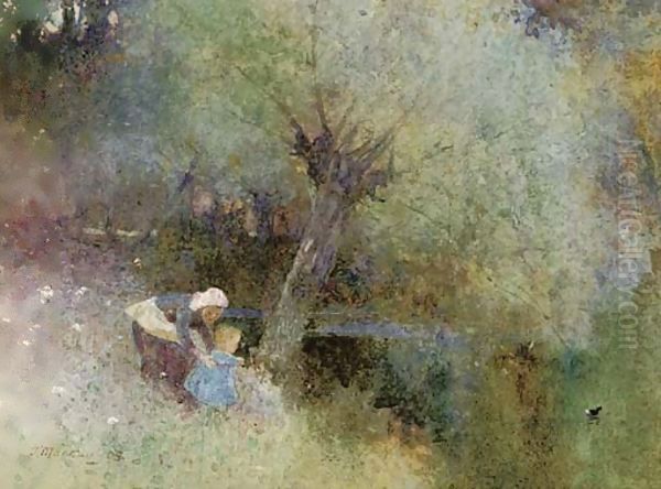 First steps by the river - view 1