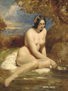 The bather by William Etty