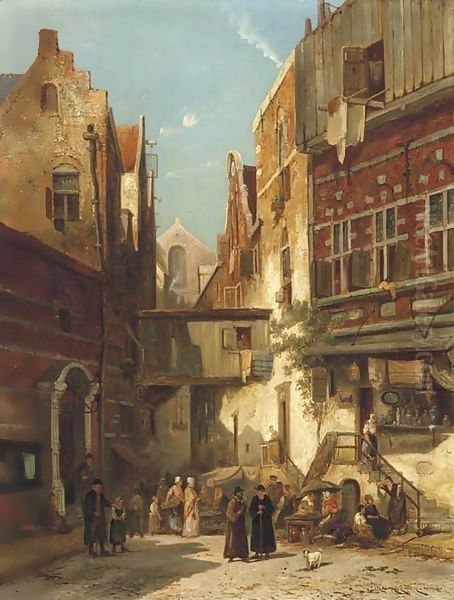A street in the Jews Quarter, Amsterdam - view 1