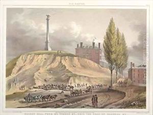 Beacon Hill from Mt. Vernon Street, Boston by Bufford, John Henry