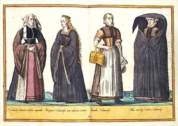 Sixteenth century costumes from 'Omnium Poene Gentium Imagines' 2 - view 1