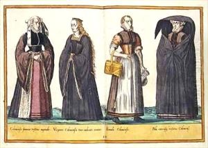 Sixteenth century costumes from 'Omnium Poene Gentium Imagines' 2 by Abraham de Bruyn