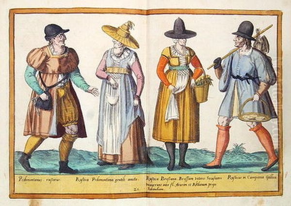 Sixteenth century costumes from 'Omnium Poene Gentium Imagines' 4 - view 1