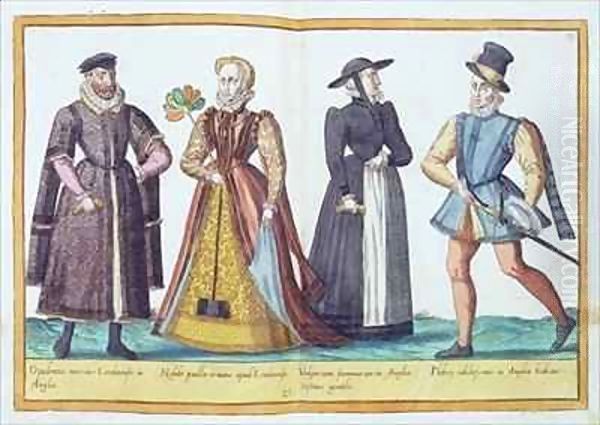 Sixteenth century costumes from 'Omnium Poene Gentium Imagines' 5 - view 1