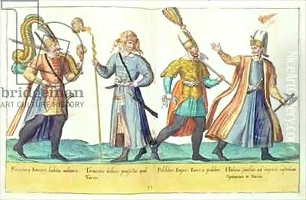 Sixteenth century costumes from 'Omnium Poene Gentium Imagines' 9 - view 1