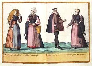 Sixteenth century costumes from 'Omnium Poene Gentium Imagines' 12 by Abraham de Bruyn
