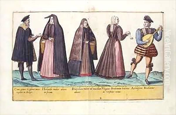 Sixteenth century costumes from 'Omnium Poene Gentium Imagines' 13 - view 1
