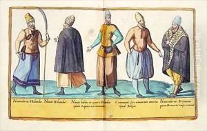 Sixteenth century costumes from 'Omnium Poene Gentium Imagines' 19 by Abraham de Bruyn