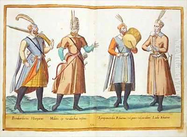 Sixteenth century costumes from 'Omnium Poene Gentium Imagines' 23 - view 1