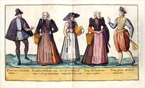 Sixteenth century costumes from 'Omnium Poene Gentium Imagines' 24