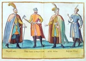Sixteenth century costumes from 'Omnium Poene Gentium Imagines' 25 by Abraham de Bruyn