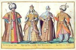Sixteenth century costumes from 'Omnium Poene Gentium Imagines' 29