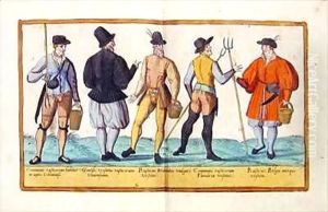 Sixteenth century costumes from 'Omnium Poene Gentium Imagines' 31