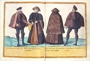 Sixteenth century costumes from 'Omnium Poene Gentium Imagines' 32 by Abraham de Bruyn