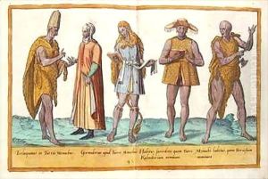 Sixteenth century costumes from 'Omnium Poene Gentium Imagines' 33 by Abraham de Bruyn