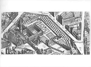 Plan of Paris, known as the 'Plan de Turgot' by Bretez, Louis