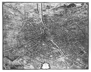 Plan of Paris, known as the 'Plan de Turgot' 3 by Bretez, Louis
