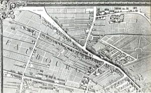 Plan of Paris, known as the 'Plan de Turgot' 5 by Bretez, Louis