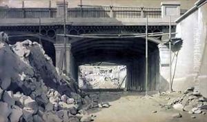 Hampstead Road Bridge 4 by John Cooke Bourne