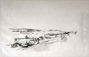 Blisworth Cutting, Northamptonshire 3 by John Cooke Bourne