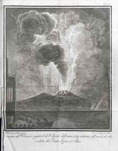 The eruption of Mount Vesuvius in 1774 by Bottis, Gaetano de