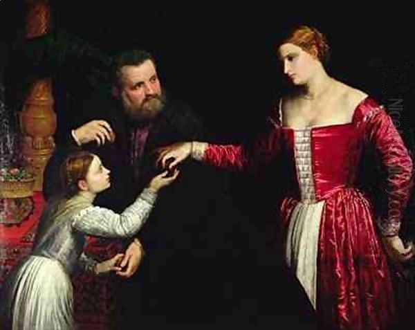 A lady and gentleman with their daughter - view 1