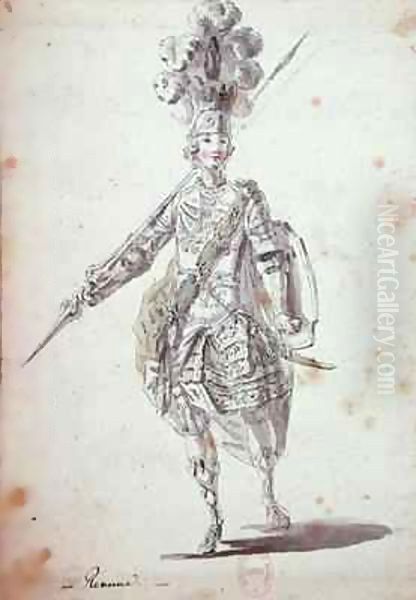 Costume for Rinaldo in the opera 'Rinaldo and Armida' performed in 1761 - view 1