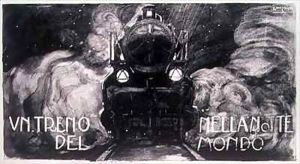 A Train in the Night of the World by Aroldo Bonzagni
