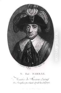 Paul Francois Jean Nicolas (1755-1829) Vicomte de Barras by Francois Bonneville