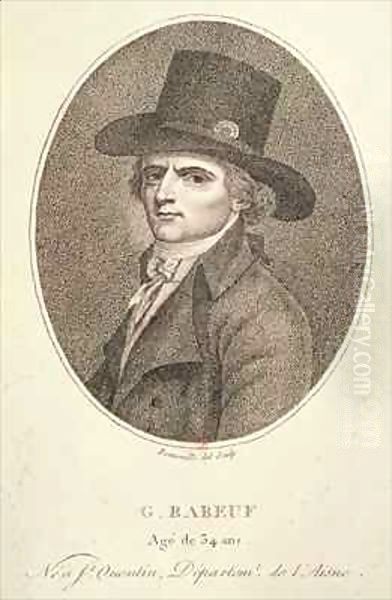 Medallion Portrait of Francois Noel (1760-97) known as Gracchus Babeuf - view 1