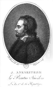 Portrait of Johan Ankarstrom by Francois Bonneville