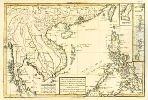 The Philippines, Formosa, South China, the Kingdoms of Tonkin, Cochin China, Cambodia, Siam, Laos, and part of those of Pegu and Ava by Charles Marie Rigobert Bonne