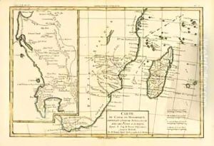 Southern Africa by Charles Marie Rigobert Bonne