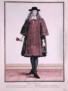 The Town Crier of Beaune by Jean Baptiste Bonnart