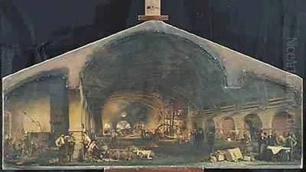 Interior of the Forge at Fourchambault - view 1