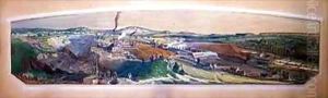 Industrial landscape in the Blanzy coal field, Saone-et-Loire 5 by Ignace Francois Bonhomme