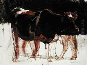 Study of Cattle by Auguste Bonheur